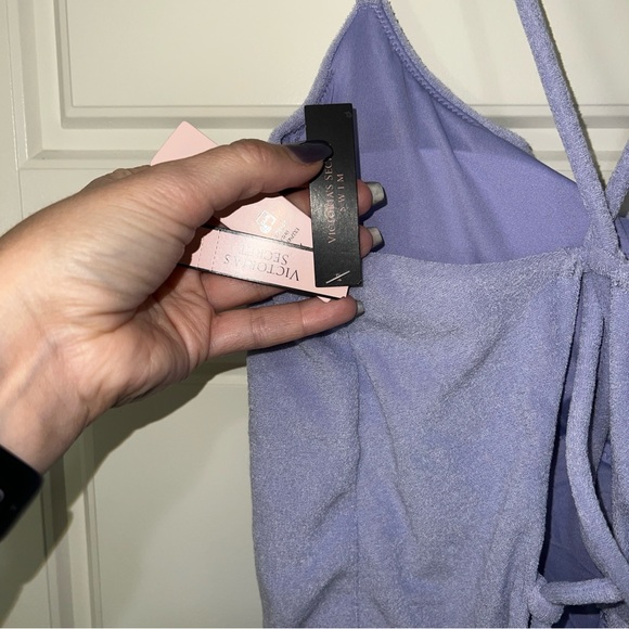 Victoria’s Secret new Terry swimsuit xl lavender purple swim one piece - Picture 7 of 8